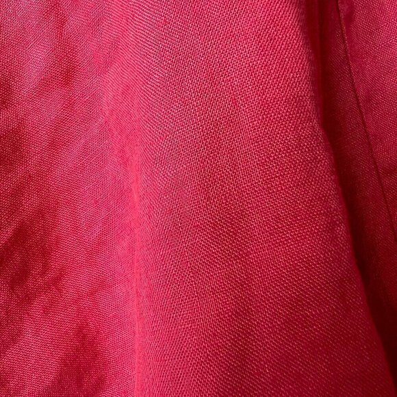 Per Una Blazer Womens Size 10 Faded Pink 100% Flax Linen Ruffles Jacket Natural - Picture 7 of 16